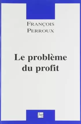Couverture du produit · Le problème du profit
