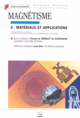 Couverture du produit · Magnétisme. : Volume 2, Matériaux et applications