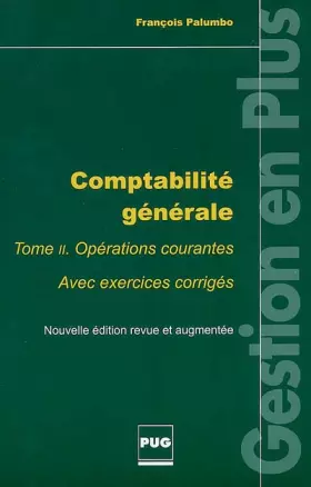 Couverture du produit · Comptabilité générale, tome 2