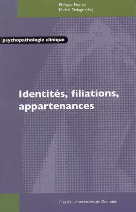 Couverture du produit · IDENTITES FILIATIONS APPARTENANCES