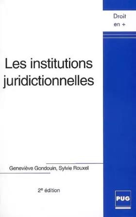 Couverture du produit · Les institutions juridictionnelles