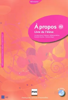 Couverture du produit · A propos A2: Livre de l'élève