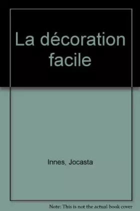 Couverture du produit · La décoration facile