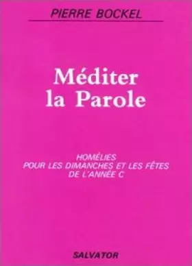 Couverture du produit · Méditer la parole