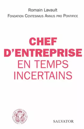 Couverture du produit · Chef d´entreprise en temps incertains