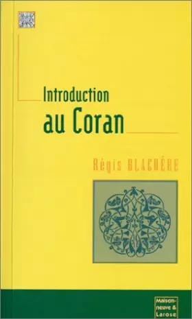 Couverture du produit · Introduction au Coran
