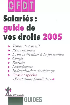 Couverture du produit · Salariés : guide de vos droits