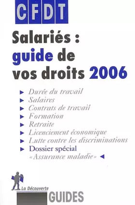 Couverture du produit · Salariés : guide de vos droits