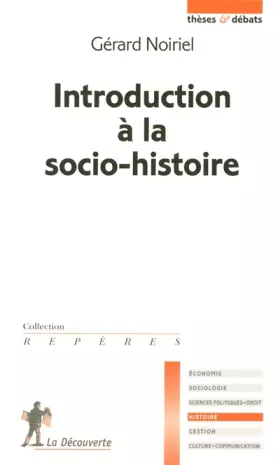 Couverture du produit · Introduction à la socio-histoire