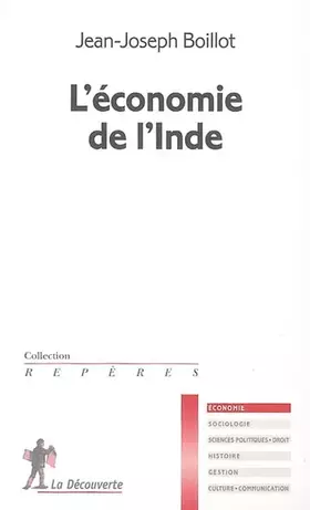 Couverture du produit · L'économie de l'Inde