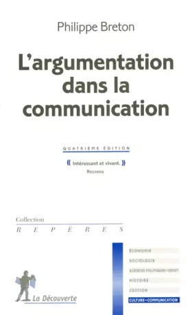 Couverture du produit · L'argumentation dans la communication