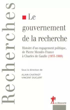 Couverture du produit · Le gouvernement de la recherche