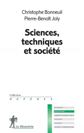 Couverture du produit · Sciences, techniques et société