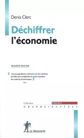 Couverture du produit · Déchiffrer l'économie