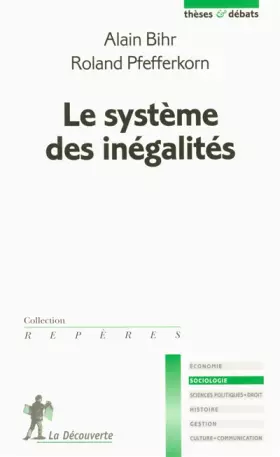 Couverture du produit · Le système des inégalités