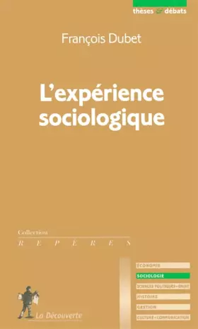 Couverture du produit · L'expérience sociologique