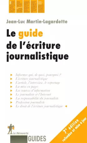 Couverture du produit · Le guide de l'écriture journalistique