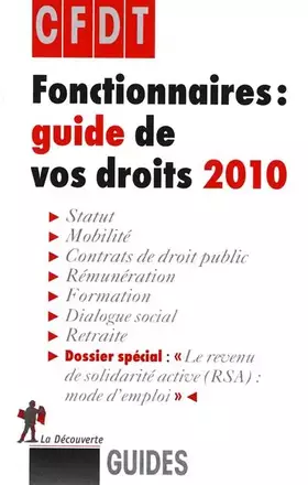 Couverture du produit · Fonctionnaires : guide de vos droits