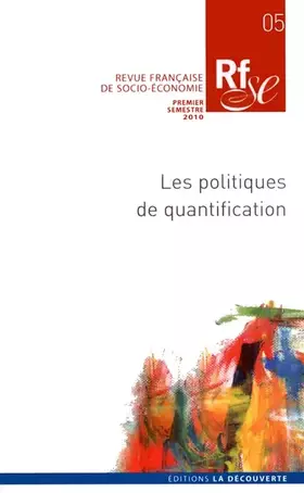 Couverture du produit · Les politiques de quantification