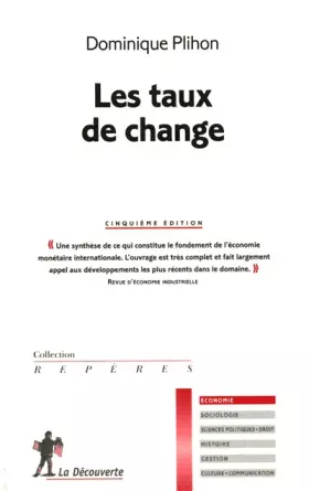 Couverture du produit · TAUX DE CHANGE 5ED