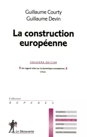 Couverture du produit · La construction européenne