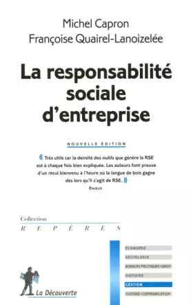Couverture du produit · La responsabilité sociale d'entreprise
