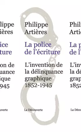 Couverture du produit · La police de l'écriture