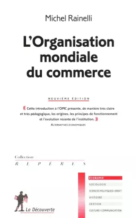 Couverture du produit · L'Organisation mondiale du commerce