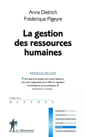 Couverture du produit · La gestion des ressources humaines
