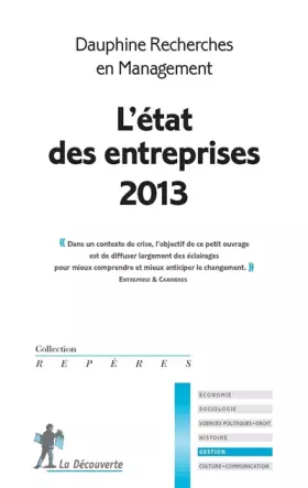 Couverture du produit · L'état des entreprises 2013