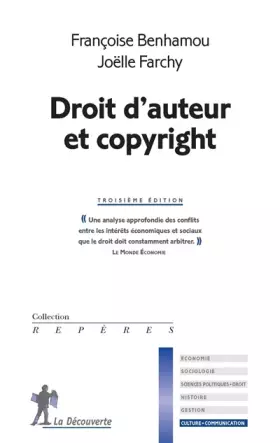 Couverture du produit · Droit d'auteur et copyright