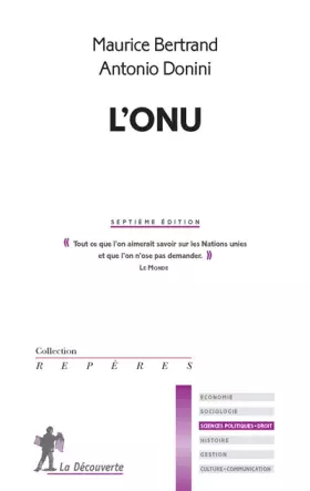 Couverture du produit · L'ONU