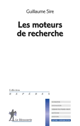 Couverture du produit · Les moteurs de recherche