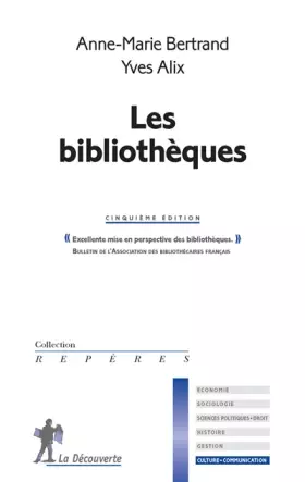 Couverture du produit · Les bibliothèques