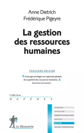 Couverture du produit · La gestion des ressources humaines
