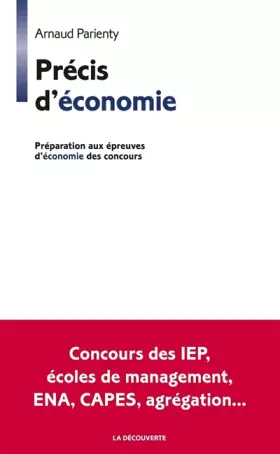 Couverture du produit · Précis d'économie