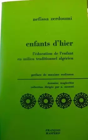 Couverture du produit · Enfants d'hier