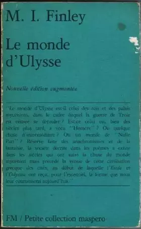 Couverture du produit · Le Monde d'Ulysse (Petite collection Maspero)