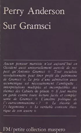 Couverture du produit · Sur Gramsci