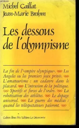 Couverture du produit · Les dessous de l'olympisme