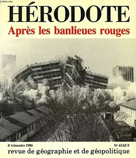 Couverture du produit · Revue Hérodote, numéro 43