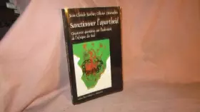 Couverture du produit · Sanctionner l'apartheid