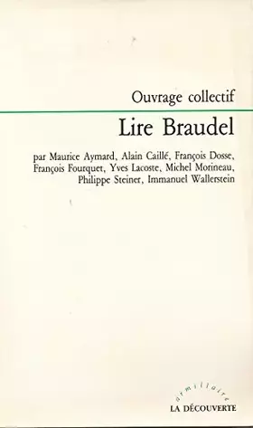 Couverture du produit · Lire Braudel