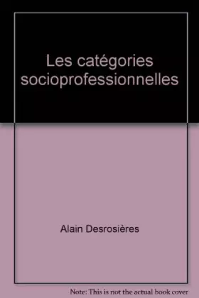 Couverture du produit · Les Catégories socioprofessionnelles