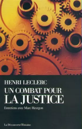 Couverture du produit · Un combat pour la justice
