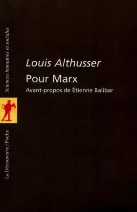 Couverture du produit · Pour Marx