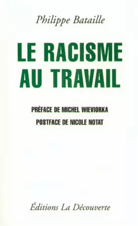 Couverture du produit · Le racisme au travail