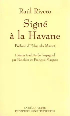 Couverture du produit · Signé à La Havane