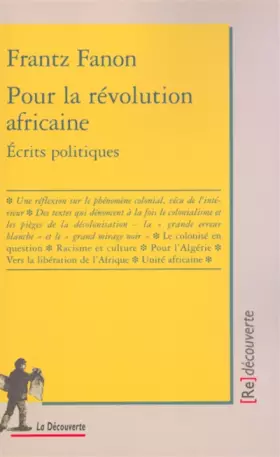 Couverture du produit · Pour la révolution africaine