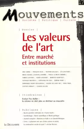 Couverture du produit · Les valeurs de l'art